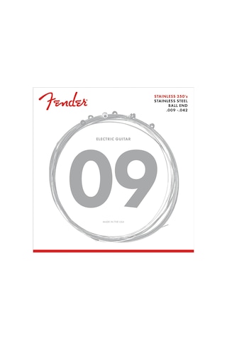 Fender 350L Stainless Steel Light Takım Tel Elektro Gitar Teli 00