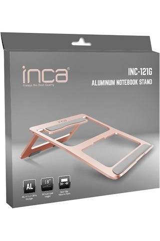 Inca Inc-121g Alimünyum Gold Rengi Notebook Standı
