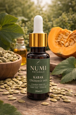 Kabak Çekirdeği Yağı 20 Ml %100 Saf Pumpkin Seed Oil Saç Ve Cilt Bakım Yağı