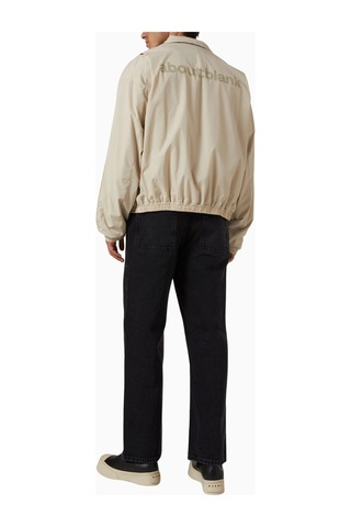 About Blank Vitra Nylon Jacket Cropped Boxy Erkek Spor Ceket Gri