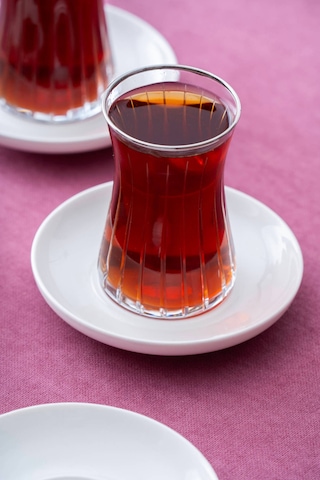Aria 6'lı Çay Tabağı - 10 Cm Beyaz
