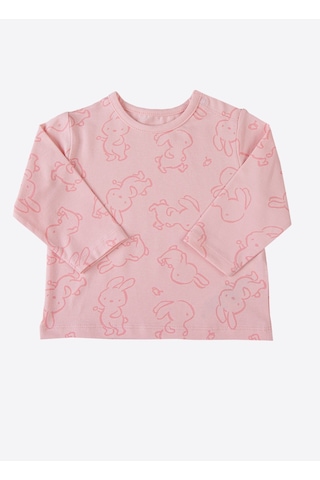 KitiKate Organik Zody 2'li Pijama Takımı Pembe