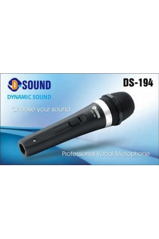 D Sound Ds-194 Kablolu Dinamik Mikrofon Seti D Sound Ds-194 Kablolu Dinamik Mikrofon Seti
