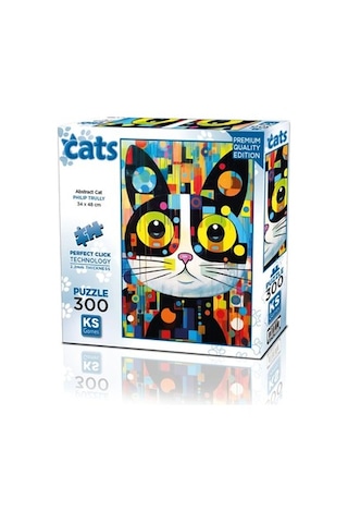 Ks Games Abstract Cat 300 Parça