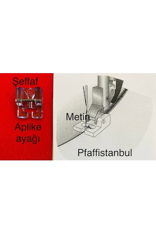Pfaff Aplikasyon Ayağı Şeffaf - 820214096 -
