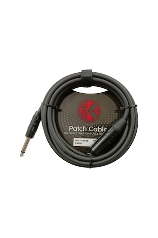 Kirlin Mpc-471b 3 Mt. Patch Cable Bağlantı Kablosu Xlr Male - 1/4 İnç Mono Plug