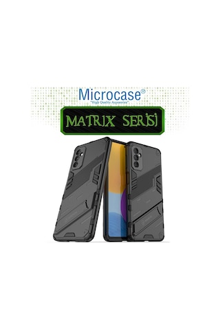 Microcase Samsung Uyumlu Galaxy M52 5G Matrix Serisi Armor Standli Kilif 537775672