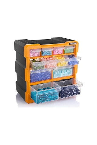 Super Bag Asr-6007 Küçük Monoblok Çekmece 12 Li