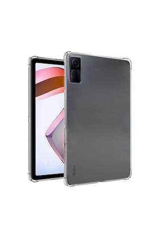 Xiaomi Redmi Pad Se Uyumlu Kılıf Anti Shock Tablet Silikon - Şeffaf Arka Kapak