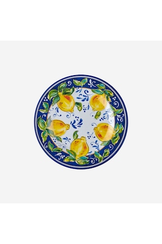 Chiara Alessi Mavi Melamin Kahvaltı Tabağı 23 Cm