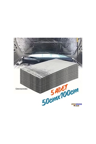 Ticari Araç Karavan Panelvan Oto Ses Yalıtım Malzemesi Folyolu 13mm Kalınlıkta 50cmx100cm 5ad 1b283 Diğer