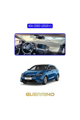 Kia Ceed 2020+torpido Koruma Kılıfı Mavi Kenar