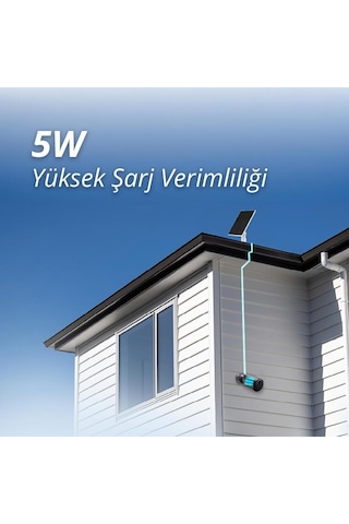 Ezviz Eb3 3mp 2k Pille Çalışan Dış Mekan Wi-fi Güvenlik Kamerası, Bataryalı Kablosuz, 5w Güneş Paneli Dahil Kit
