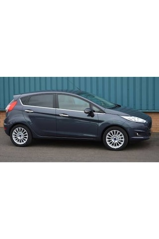Ford Fiesta Cam Çıtası 8 Parça Krom 2009 - 2017 Paslanmaz Çelik
