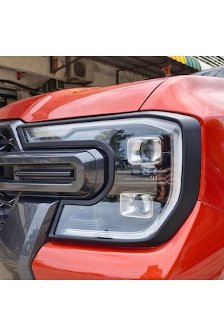 Autogp Ford Ranger Far Ve Stop Kaplama Seti Siyah 2022+
