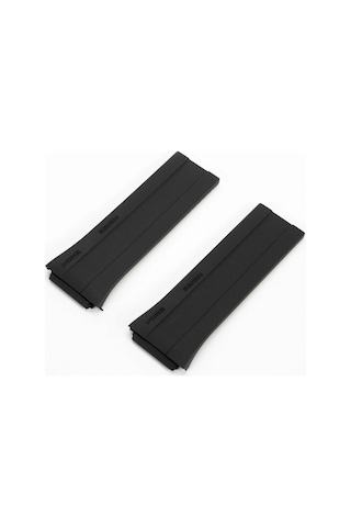 Porsche Design P6780 Model Uyumlu Silikon Saat Kordonu Siyah