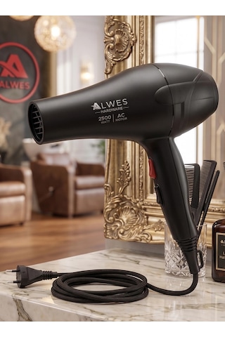 Alwes Hardware Pro Al-3002 Profesyonel Ve Ev Kullanıma Uygun Kuaför Fön Makinesi