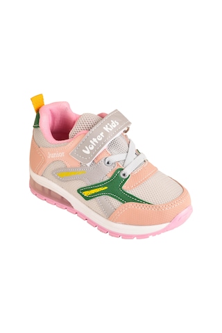 Mini Bonito Kız Çocuk Cırtlı Günlük Spor Ayakkabı Sneaker Beyaz