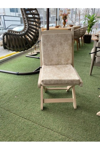 Sandalye Minderi, Sırtlıklı Plastik Sandalye Ahşap Ve Mobilya Koltuk Minderi 40x40x5cm Mavi