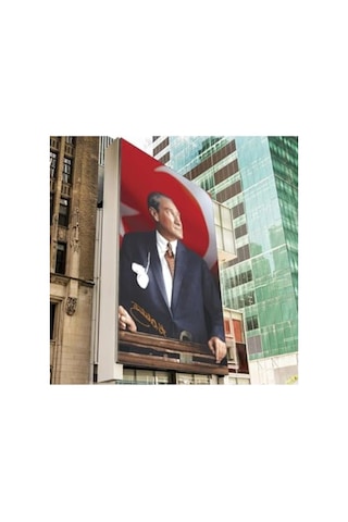 Raşel Kumaş Atatürk Resmi, 200x300 Cm Boyut İle Dekoratif 1000 x 1500 CM