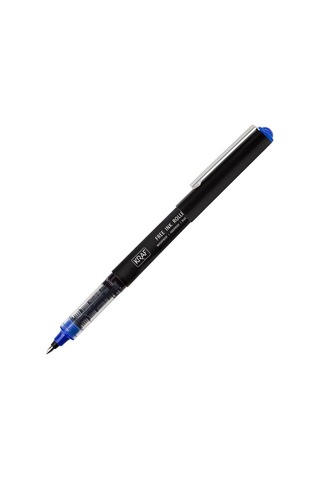 Kraf Free Ink Roller Kalem, Mavi, 0.7 Mm Uç, Su Geçirmez, Pigment Mürekkep, 12'li Paket Genel