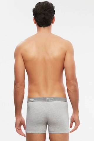 Kom Tight Pamuklu 2'Li Erkek Boxer - Gri