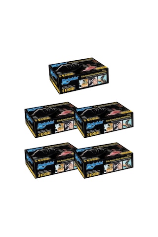 Dolphin Çok Amaçlı Siyah Nitril Eldiven S 100lü Paket 5 Adet Gıdaya Uygun Dolphin Çok Amaçlı Siyah Nitril Eldiven S 100lü Paket 5 Adet Gıdaya Uygun