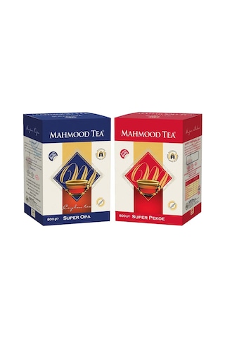 Mahmood Tea Super Opa Seylan Çay 800 G + Super Pekoe Seylan Çay 800 G