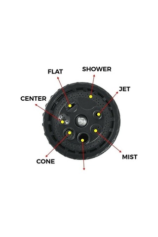 Novahub Yeşil Bahçe Esnek Genişletilebilir Teleskopik Hortum, 1/4-3/8 Plastik Nozulu, 125ft Uzunluk