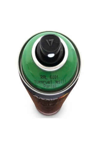 Motip Carat Ral 6001 Sprey Boya 400ml - Parlak Zümrüt Yeşili Çok Renkli