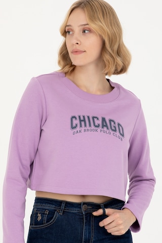 U.s. Polo Assn. Kadın Lila Sweatshirt 50271650-vr034 Lila
