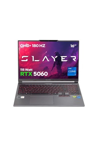 Game Garaj Slayer X7T-5060-C3 i7-14650HX 32 GB 2 TB RTX5060 16" Free Dos Dizüstü Bilgisayar