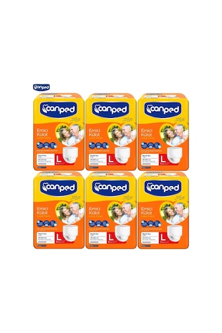 Canped Emici Külot Hasta Bezi Büyük-Large 48 Adet (6Pk*8)