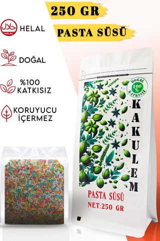 Kakulem Yenilebilir Renkli Pasta Süsü 250 G