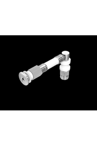Yapıtaşı Yt324 Ø22 Küresel Uçlu L Tipi Esnek Taharet Çubuğu Rekorlu 90mm