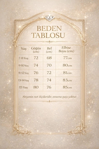Chaton D'or Kız Çocuk Siyah Mat Saten Yan Dekolteli Taşlı Sırt Bağlamalı Abiye Elbise 7-15 Yaş Siyah