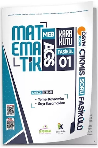 2026 Meb Ags Matematik Kara Kutu 8li Fasikül Seti Ösym Çıkmış Soru Bankası Çözümlü Modüler Paket
