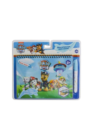 Paw Patrol Sihirli Boyama Kitabı - Özel Su Kalemli Tekrar Kullanılabilir Aktivite Seti