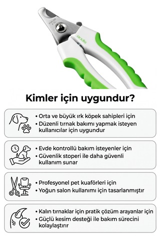 Andis Kedi Köpek Tırnak Makası Büyük Irk Köpekler İçin