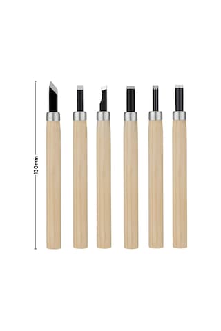 Fixonic Sakata Wd1007 6 Parça Mini Ahşap Oyma Seti