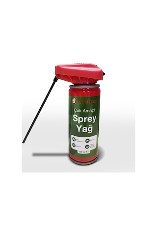 Singer Çok Amaçlı Püskürtmeli Sprey Yağ 100 ML Singer Çok Amaçlı Püskürtmeli Sprey Yağ 100 ML