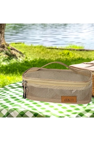 Pazly Tencere Çanta Seyahat Organizatörü Tote Haki Açık Hava Taşıma Çantası Haki