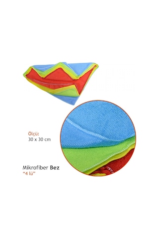 Nyf Mikrofiber Bez 4 Lü 30x30 Cm 22413