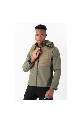 Maraton Sportswear Regular Erkek Kapşonlu Takma Kol Outdoor Açık Haki Ceket 21797 Açık Haki