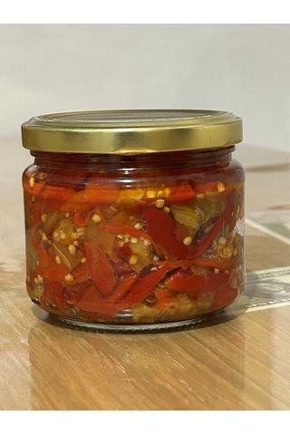 Farmlove Közlenmiş Patlıcan Biber Salatası Ev Yapımı - 280 Gr - Yeni Mahsül