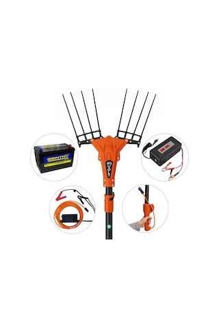 Hfs 33v Akülü Zeytin Hasat Makinesi Seti - 105 Ah Akü + Şarj Aleti