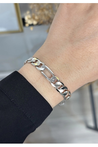 Gümüş Marka Model Xp Bileklik 21 Cm Gümüş