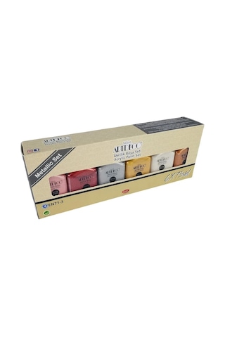 Akrilik Boya Seti 6x75 Ml Metalik Seri 1 Paket Artdeco Akrilik Boya 6 Renk 75 Ml Metalik Renkler Diğer