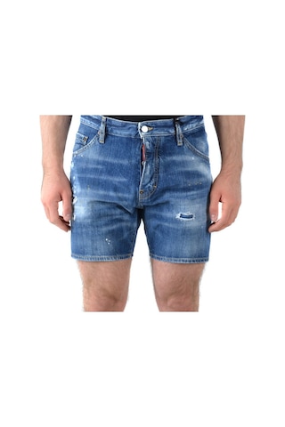 Dsquared2 Denim Jeans Short Mavi