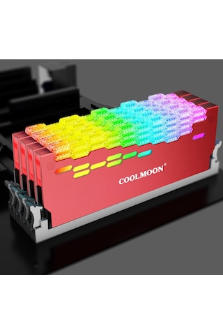 Dolıty Soğutucu Radyatör Argb Kabuk Isı Emici Kırmızı